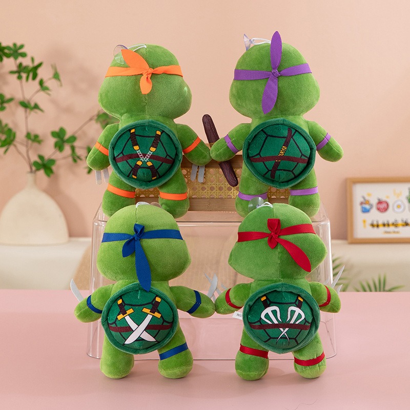 Model Kit Weapons - Cartoon Ninja Turtle Plush Toys Set