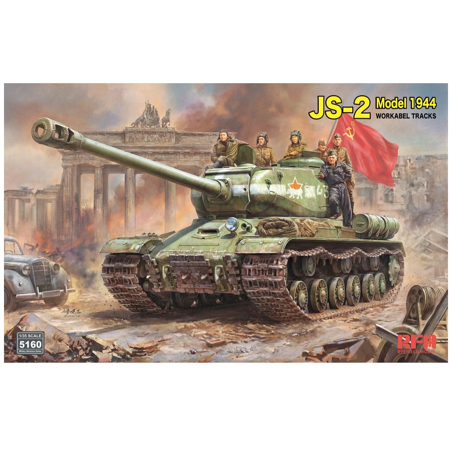Model Kit History - RYE FIELD 5160 1/35 Soviet JS-2