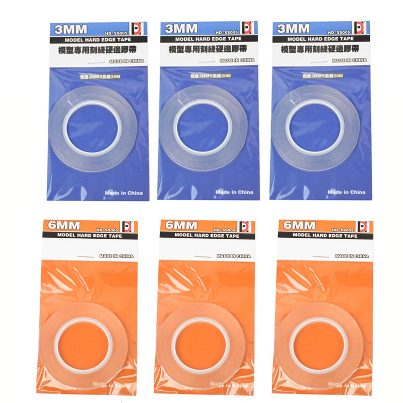 Model Kit Runner Organizer - 3/6mm Model Scribing Guide Tape Hard