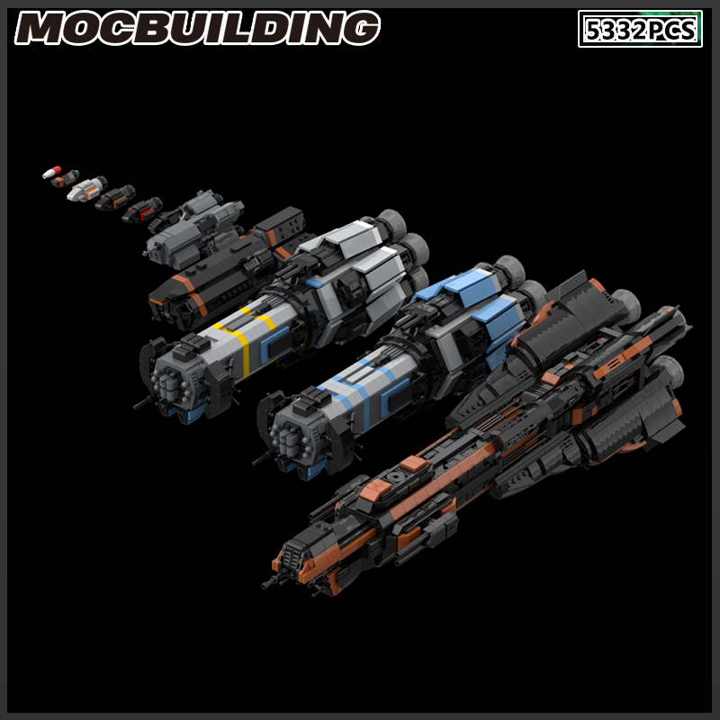 MOC Building Block Space Ship  - Model Kit Battleship ulasan dan harga