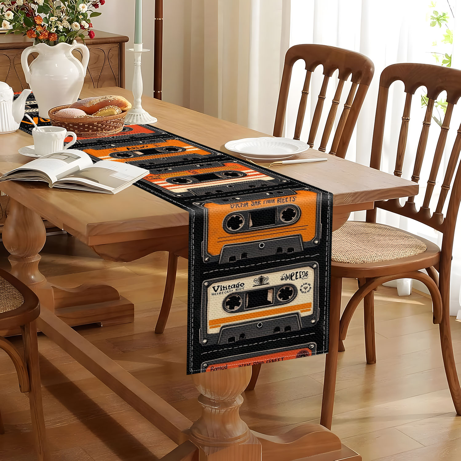 1 Piece of Retro Music Theme T - Model Kit Runner Organizer ulasan dan harga
