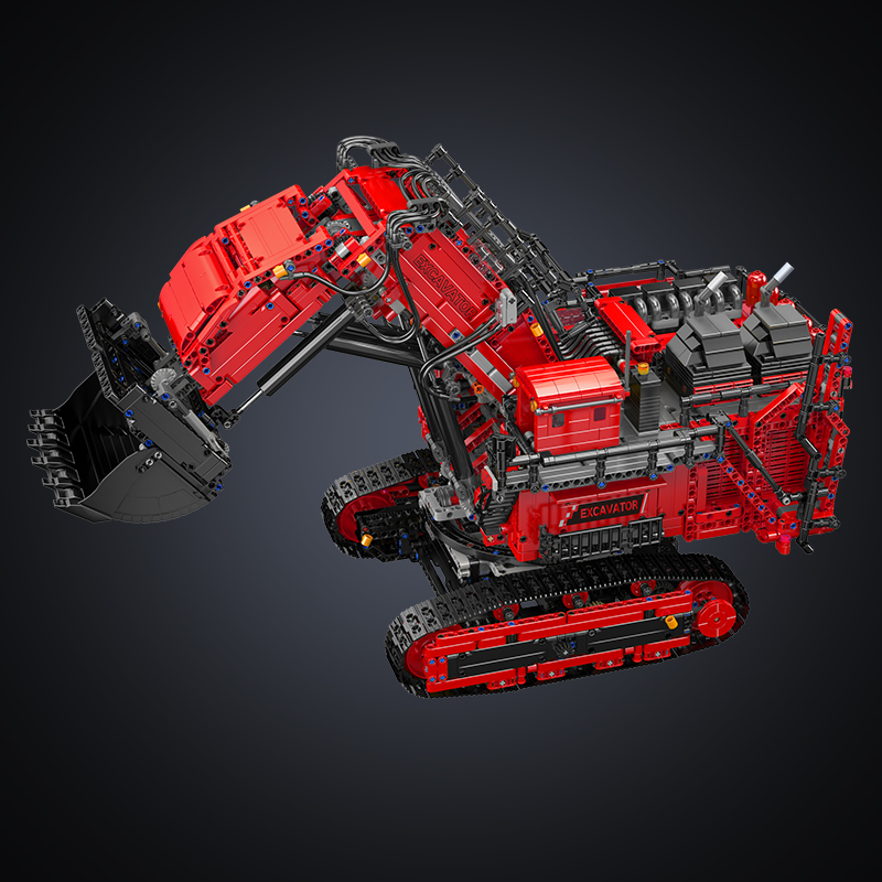 Mould King 17070 17071 Technic - Model Kit Excavator ulasan dan harga