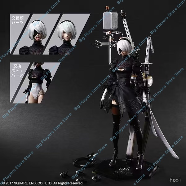 In Stock PLAY ARTS Kai NieR: A - Model Kit Nier Automata ulasan dan harga