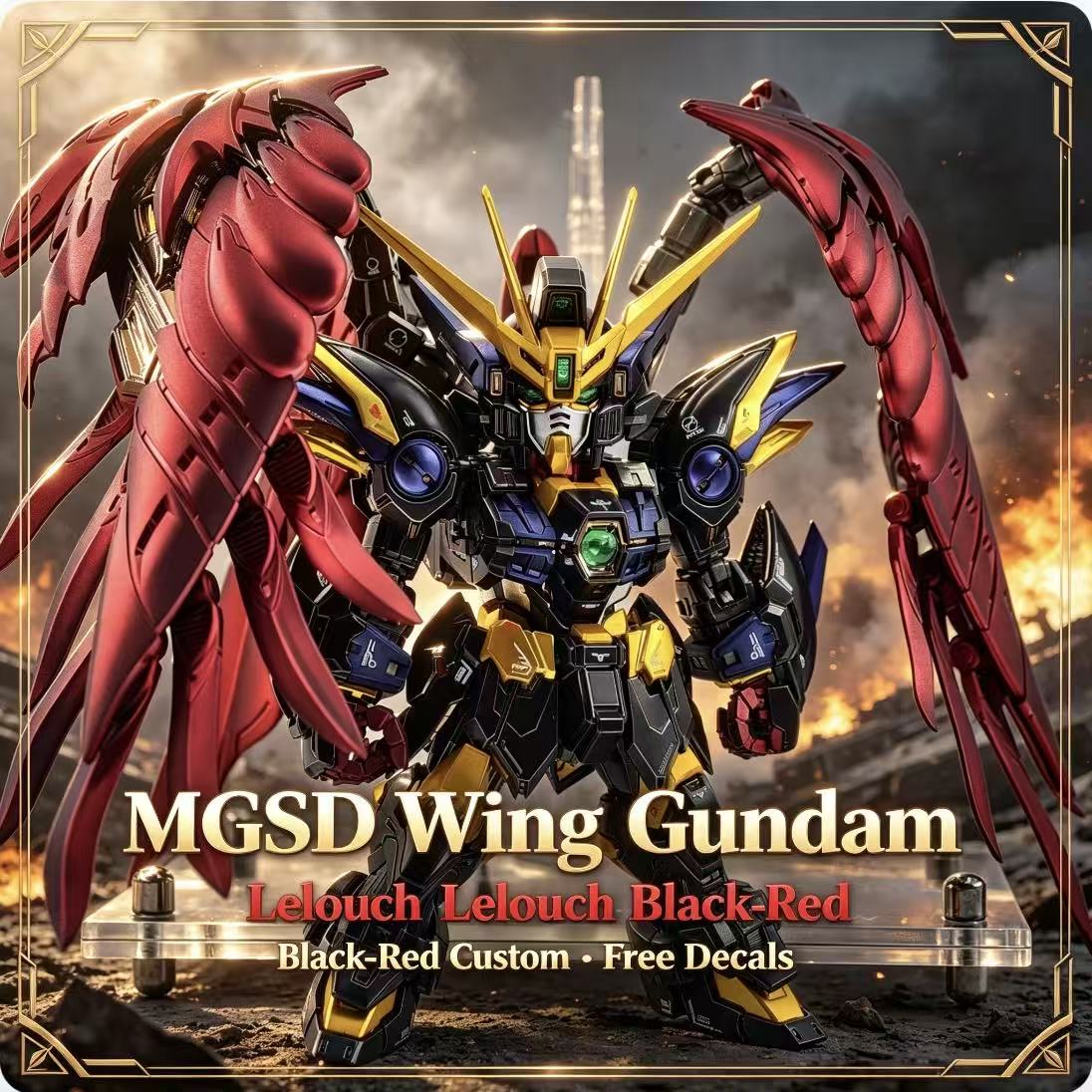 MGSD Wing Lelouch Color Scheme - Model Kit Eighty Six ulasan dan harga
