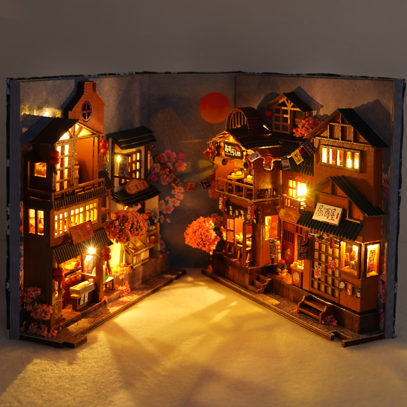 1pc,DIY Book Nook Kit,Assembly - Model Kit History ulasan dan harga