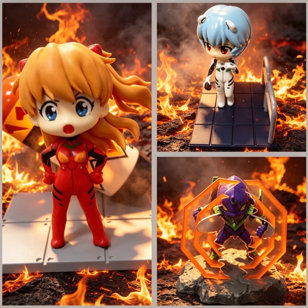 6cm 3pcs/set Anime New Century - Model Kit Aoshima ulasan dan harga