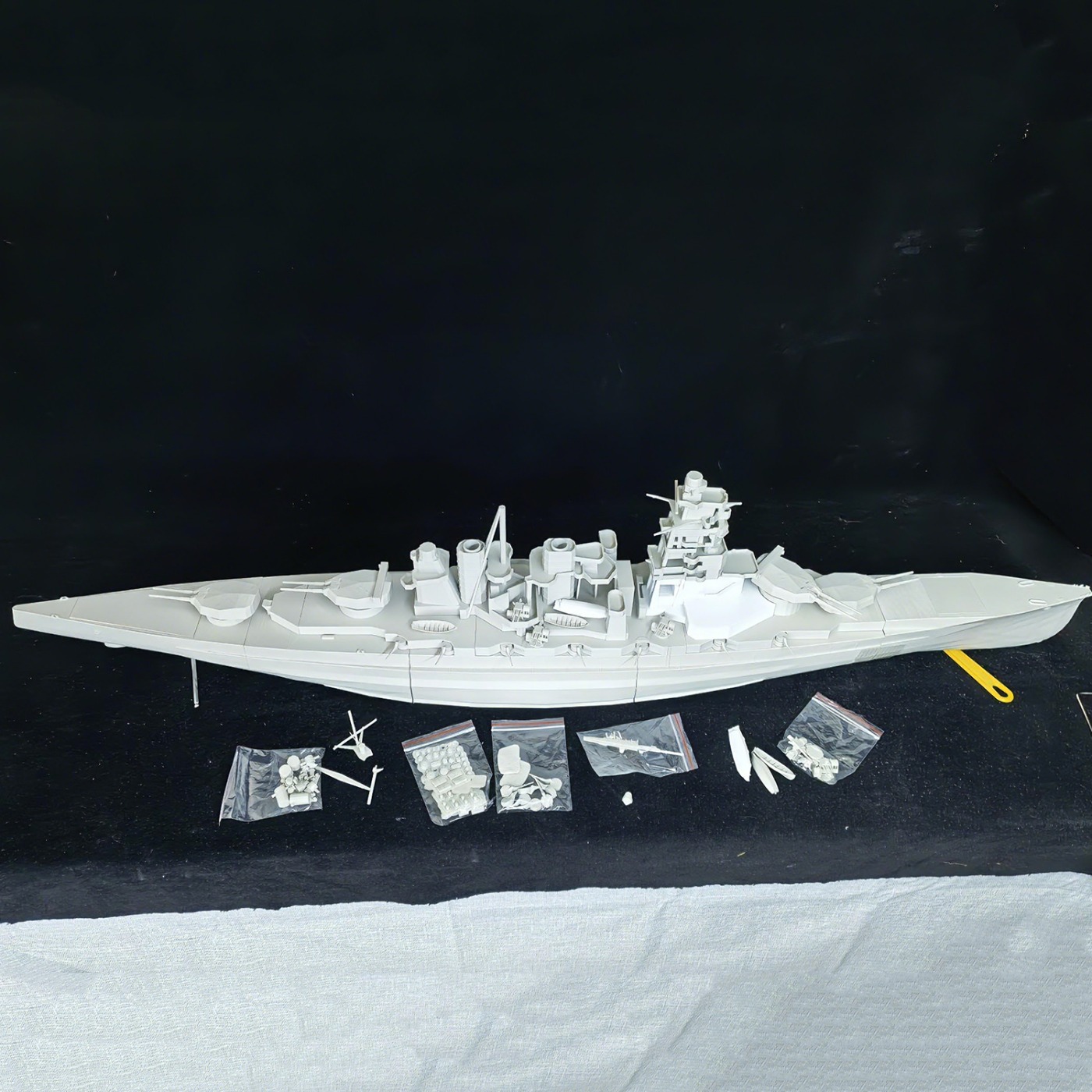 1/200 RC Ships 107cm Kongo WWI - Model Kit Battleship ulasan dan harga