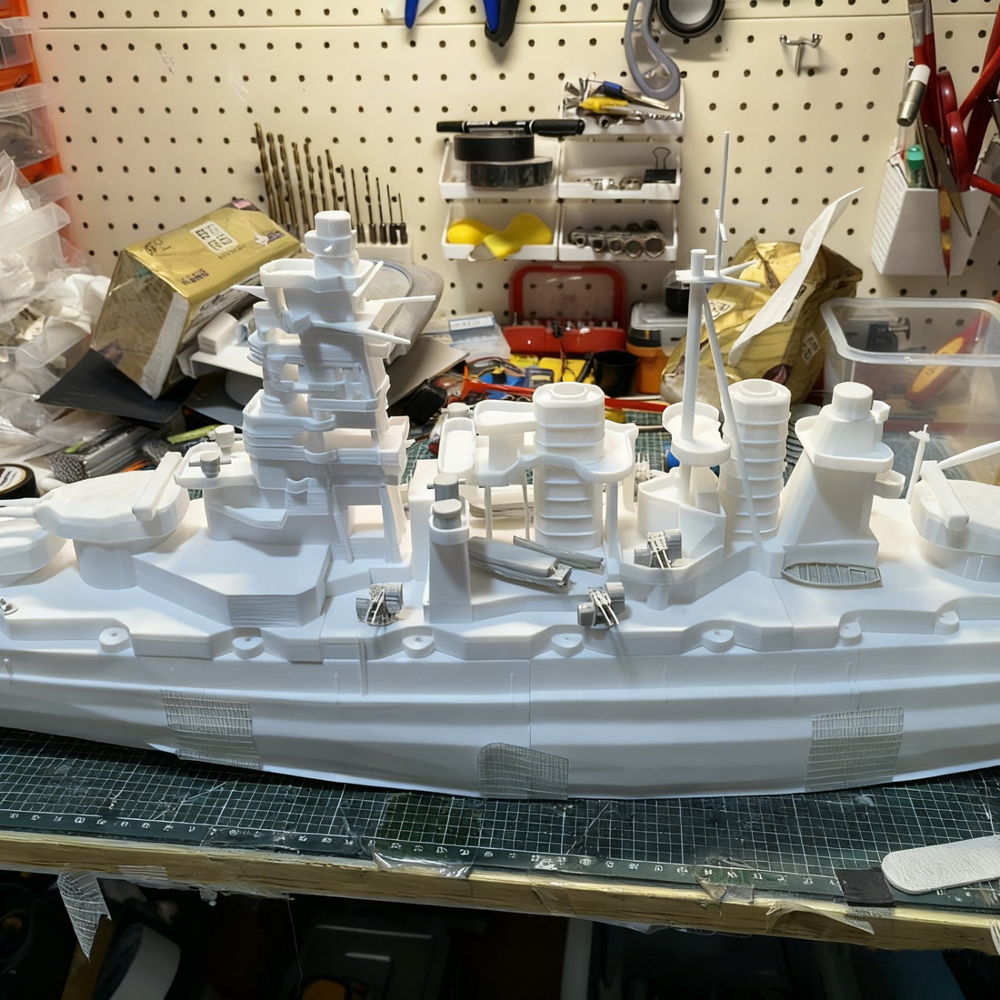1/200 RC Ships 107cm Kongo WWI - Model Kit Battleship ulasan dan harga