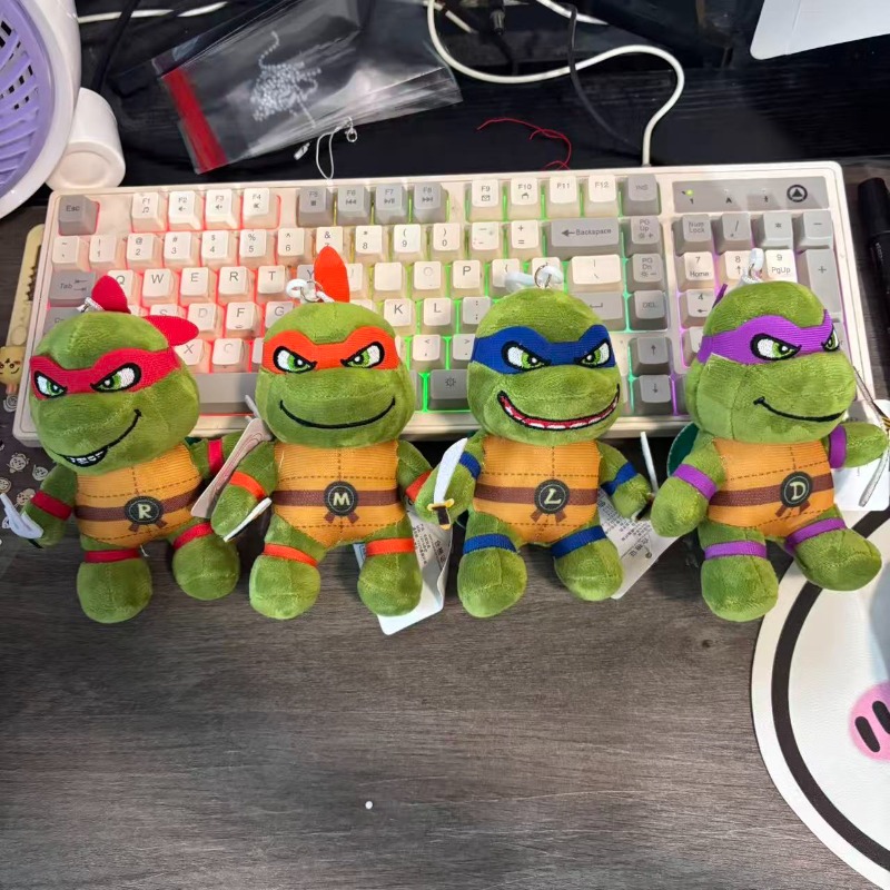 Cartoon Ninja Turtle Plush Toy - Model Kit Weapons ulasan dan harga