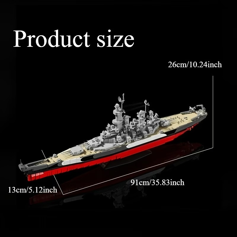 Large Scale Battleship Buildin - Model Kit Battleship ulasan dan harga