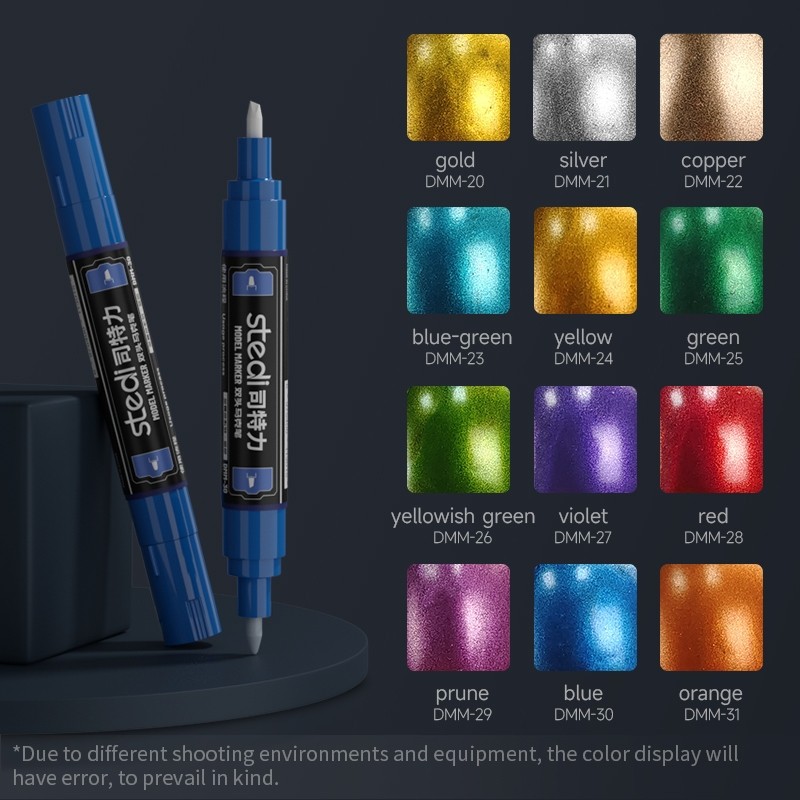 Stedi DMM-20~31 Dual Tips Colo - Metallic Paint Set ulasan dan harga