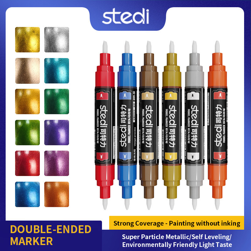 Stedi DMM-20~31 Dual Tips Colo - Metallic Paint Set ulasan dan harga