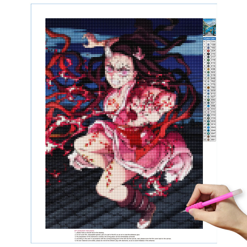 Demon Slayer Diamond Painting  - Model Kit Zenitsu ulasan dan harga