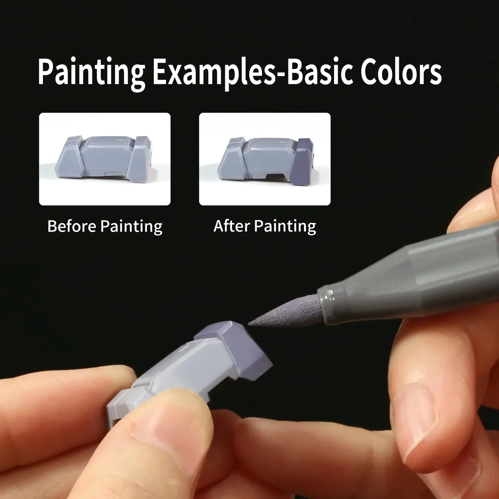 DSPIAE Soft Tip Water Based Ma - Metallic Paint Set ulasan dan harga