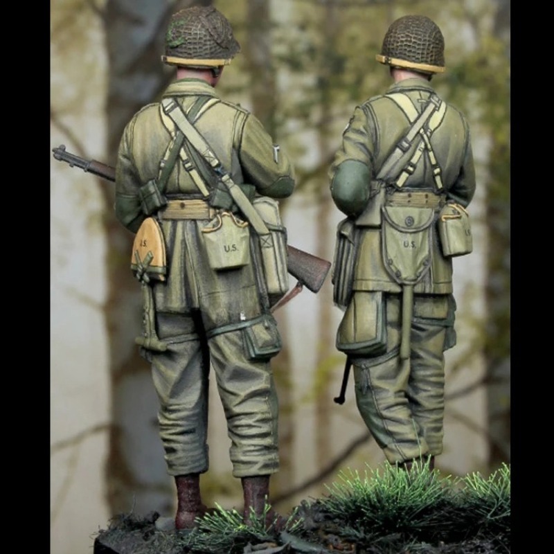 1/35 Scale WW2 US Infantry Mil - Model Kit History ulasan dan harga