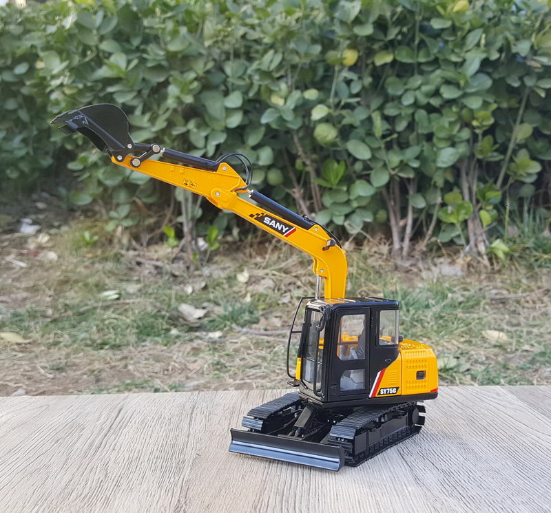 1:35 SANY SY75C-9 Excavator Si - Model Kit Excavator ulasan dan harga