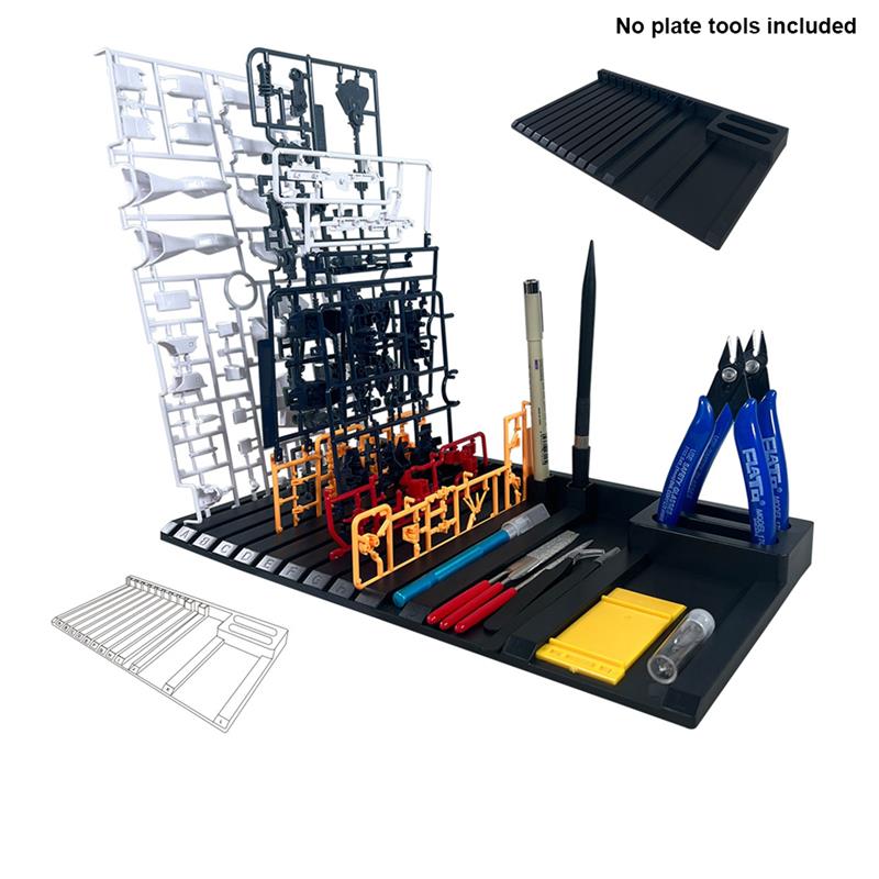 Pieces Shelve Tool Holder Plac - Model Kit Runner Organizer ulasan dan harga