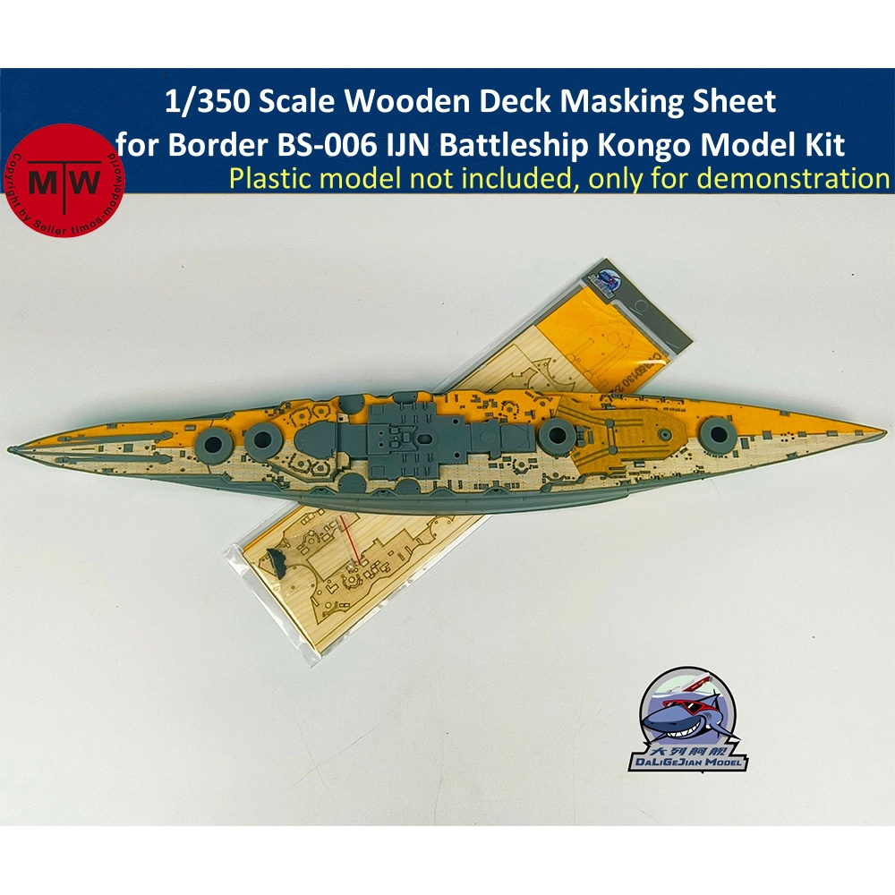 1/350 Scale Wooden Deck Maskin - Model Kit Battleship ulasan dan harga