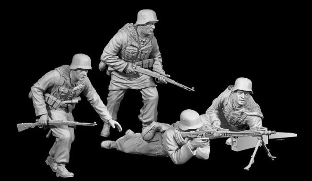 1/35 Scale Diecast Resin Figur - Model Kit History ulasan dan harga