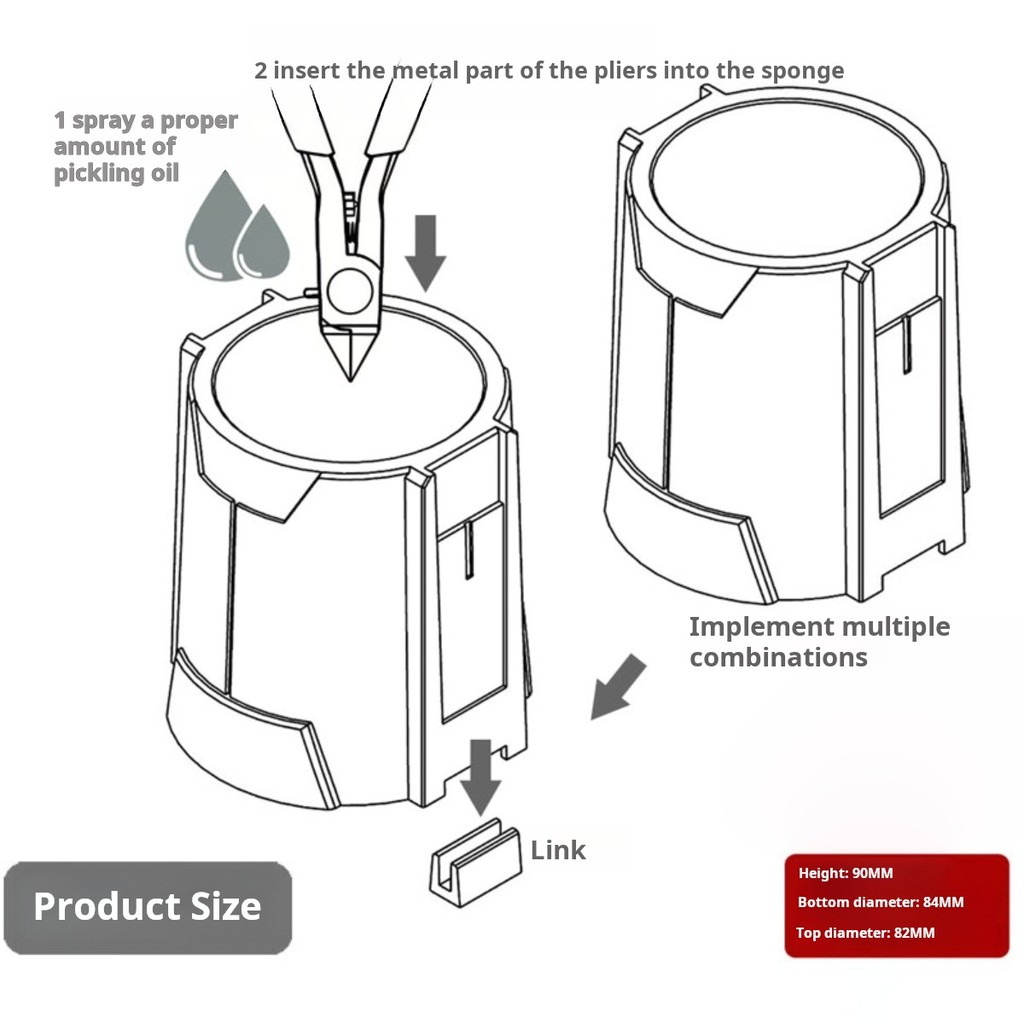 MSWZ MS080 Hobby Tool Storage  - Model Kit Runner Organizer ulasan dan harga