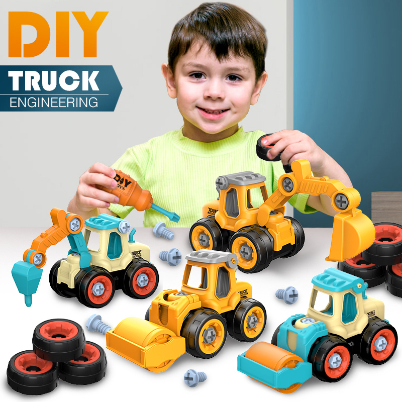 Children's Assembly Engineerin - Model Kit Excavator ulasan dan harga