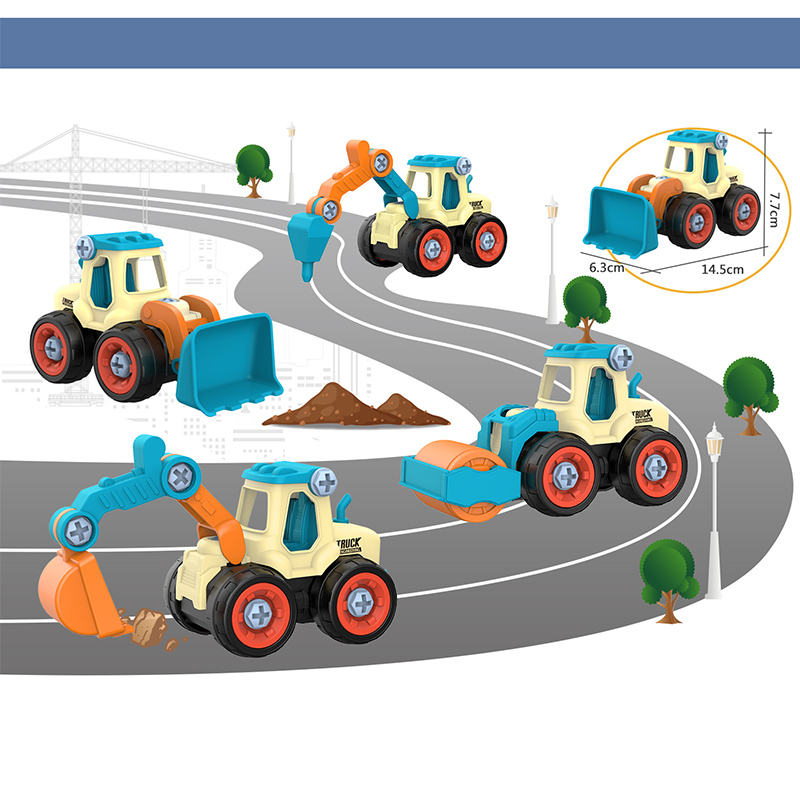 Children's Assembly Engineerin - Model Kit Excavator ulasan dan harga