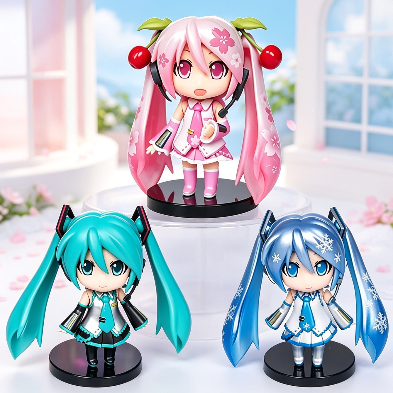 Hatsune Miku 3-Piece Nendoroid - Model Kit Hatsune Miku ulasan dan harga