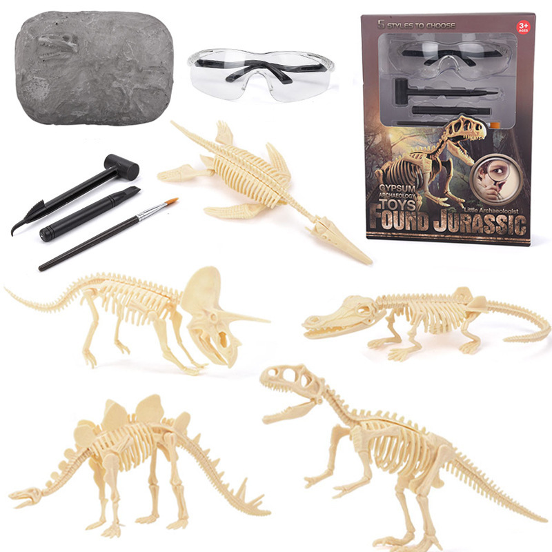 Dinosaur Fossil Excavation Kit - Model Kit Excavator ulasan dan harga