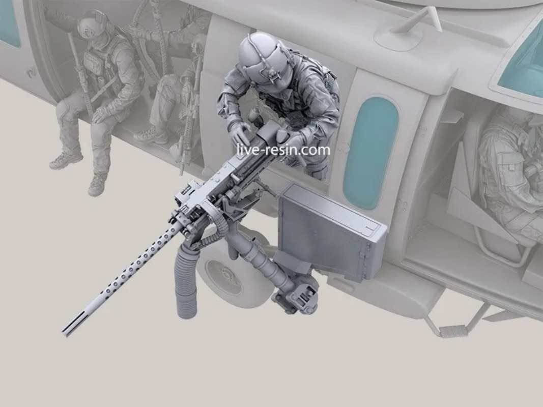 1:35 Die Cast Resin Figure Ass - Model Kit Weapons ulasan dan harga