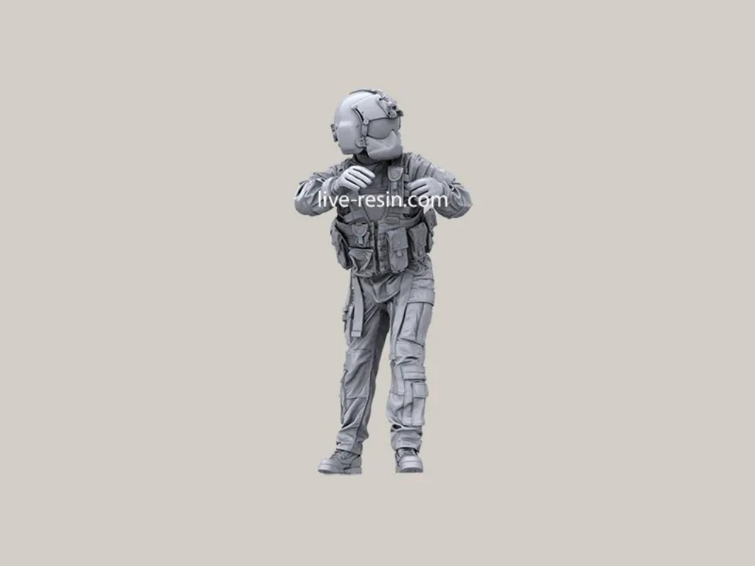 1:35 Die Cast Resin Figure Ass - Model Kit Weapons ulasan dan harga