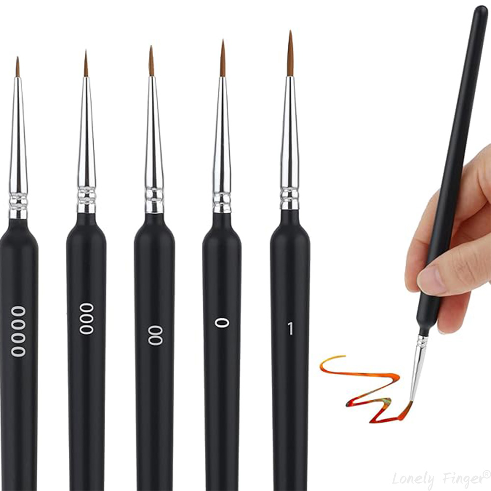 5/11Pcs Paint Brushes Set, Art - Metallic Paint Set ulasan dan harga