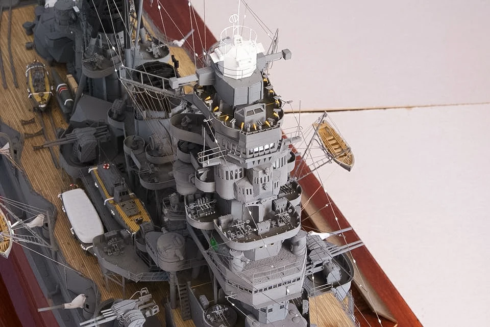 1:200 Scale WW2 Battleship Hie - Model Kit Battleship ulasan dan harga