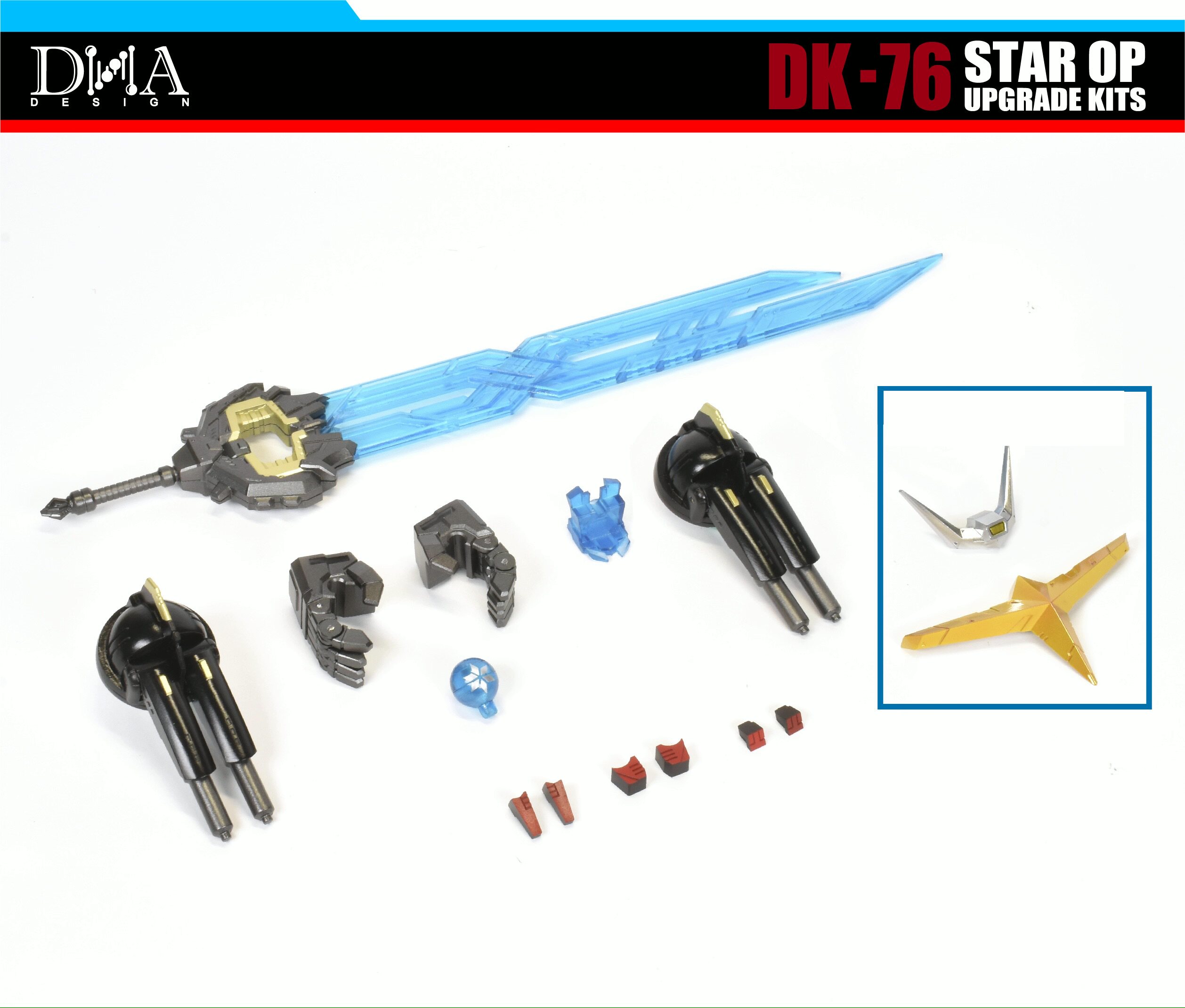 DNA DK-76 Upgrade Kit for Age  - Model Kit Robot ulasan dan harga